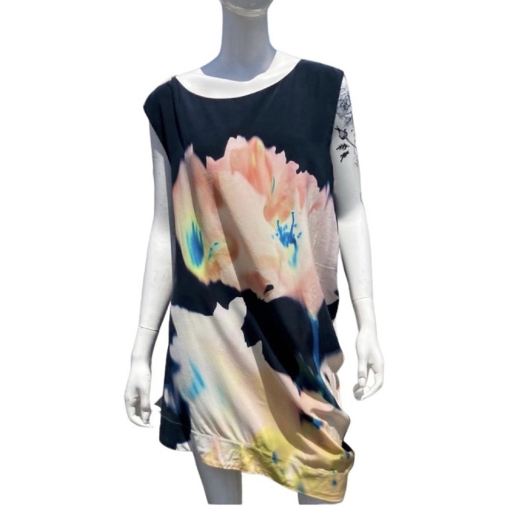 All Saints Rare Asymmetrical Silk Dress (Reversible)